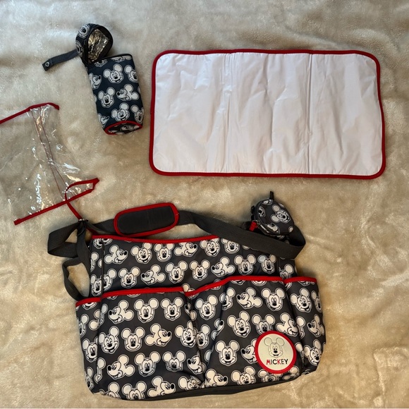 Disney Baby Red and Gray Bag - Picture 2 of 5